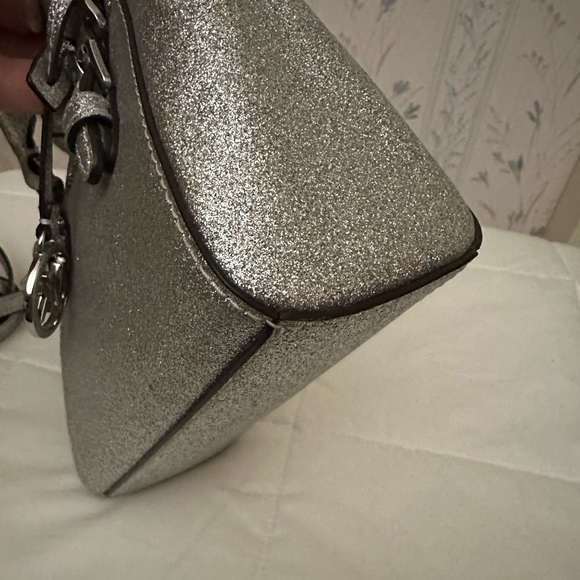 Michael Kors Metallic Silver Mini Bag - Picture 12 of 16